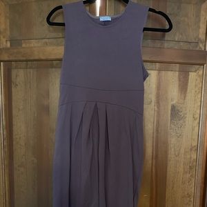 Plum maternity dress